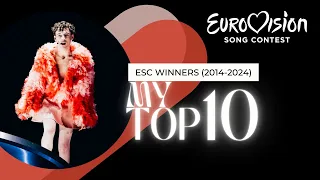 Eurovision Winners (2014-2024) | My Top 10