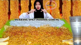 ASMR MUKBANG SPICY INDOMIE GORENG||MUKBANG INDONESIA