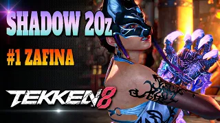 Shadow 20z (Zafina) ➤ Top 1 Zafina - Rank #1 - Tekken 8 - God of Destruction - Ranked Matched