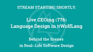 Live CEOing Ep 776: Language Design in the Wolfram Language ["BC" date strings and More]