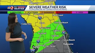 First Warning Weather Day: Severe weather forecast in Central Florida Saturday