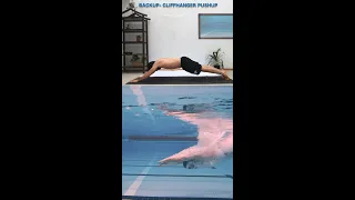Freestyle swimming exercise - shoulder stability, thoracic mobility and core strength. #Shorts