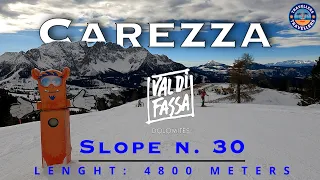 Val di Fassa - Carezza - Slope 30 Tschein  for beginners.