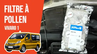 Changer le Filtre à Pollen Vivaro 1 👃