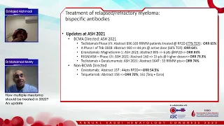 How multiple myeloma should be treated in 2022 An update Dr  Mohamad Mohty