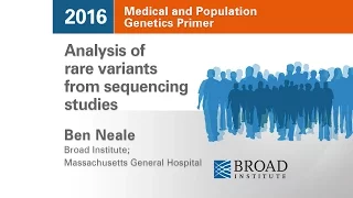 MPG Primer: Analysis of rare variants from sequencing studies (2016)