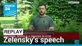 REPLAY: Zelensky says European leaders' visit shows Ukrainians are not alone • FRANCE 24 English