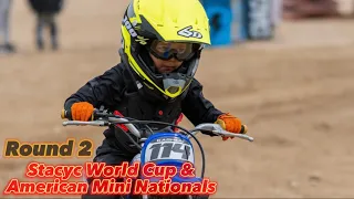 Minicross Round 2! Racing Stacyc E-Bike & Pw50 // 4-Years-Old!