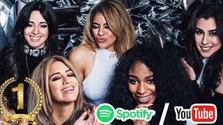 Fifth Harmony's 15 Most Listened Songs (YouTube & Spotify)