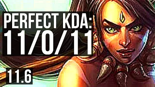 NIDALEE vs XIN ZHAO (JUNGLE) | 11/0/11, 69% winrate, Legendary | TR Diamond | v11.6