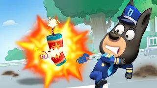 Dangerous Firecrackers | Kids Safety Tips | Cartoon for Kids | Sheriff Labrador