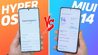 HyperOS vs. MIUI 14 India Stable: COMPARISON! Features, Customization!