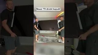 Neuer TV im neuen STUDIO direkt kaputt 😱