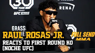 RAUL ROSAS JR REACTS TO FIRST ROUND KO (NOCHE UFC)