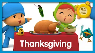 🐓 POCOYO AND NINA - Thanksgiving [94 minutes] | ANIMATED CARTOON for Children | FULL episodes