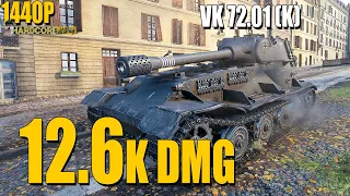 VK 72.01 K: 19 выстрелов / 18 попаданий / 18-кратный урон