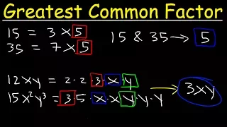 How To Find The Greatest Common Factor Quickly!