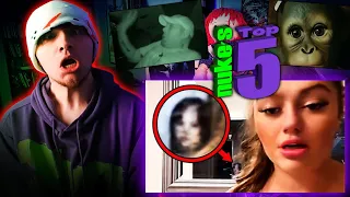 Top 10 GHOST Videos SO SCARY You'll Want MOMMY | NUKES TOP 5 REACTION