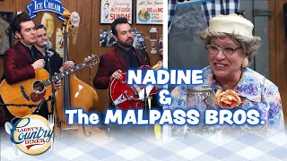NADINE and The MALPASS BROTHERS stop by the DINER!
