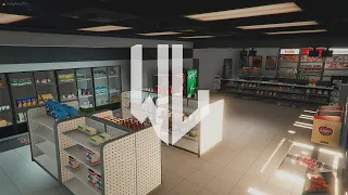 GTA V MLO |  LTD Gaz Station Fivem