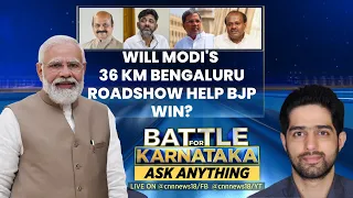 Will PM Modi's Mega Bengaluru Roadshow Help BJP Win #KarnatakaElections 2023? | News18 Live