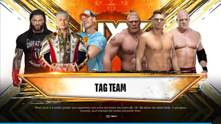 Ultimate Showdown: WWE2K24 3 vs 3 Tag Team Battle Royale!