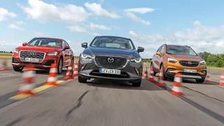 2017 Audi Q2 vs 2017 Mazda CX-3 vs 2017 Opel Mokka X