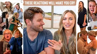 TELLING OUR FRIENDS & FAMILY WE'RE PREGNANT (part 1) *the sweetest reactions*