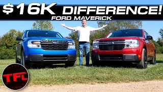 HANDS ON with the Least & Most Expensive New Ford Maverick - The Differences Will Surprise You!