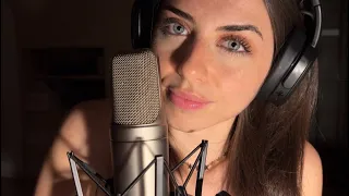 ASMR w/ NEW MIC: WET & DRY MOUTH SOUNDS, INAUDIBLE, BRUSHING 🤍