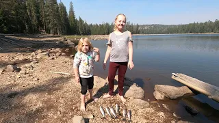 Trout fishing using PowerBait power eggs and nightcrawlers.