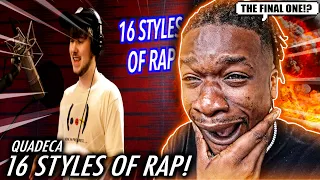 QUADECA IS DONE!? | 16 Styles of Rapping! (ft. J Cole, NBA Youngboy, Polo G, Tyler The Creator)
