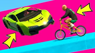 GTA 5 ONLINE 🐷 ZENTORNO VS BMX !!! 🐷 LTS 🐷DAJE !!