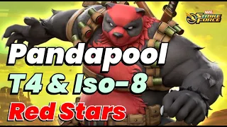 PANDAPOOL IS INVINCIBLE! Red Star Orbs! T4 & Iso-8 Review! Mercs For Money War | MARVEL Strike Force