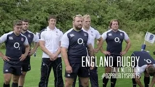 England Rugby Talk Nutrition with Priority Sports