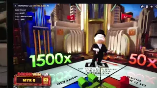 Monopoly live 10x 2 ROLLS