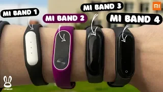 🔴 История Mi Band за 7 МИНУТ I СРАВНЕНИЕ ВСЕХ ВЕРСИЙ НАЧИНАЯ С MI Band 1 по Mi Band 4