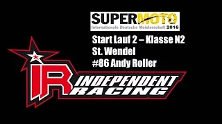 Supermoto St. Wendel 2016 - Klasse N2 Start Lauf 2