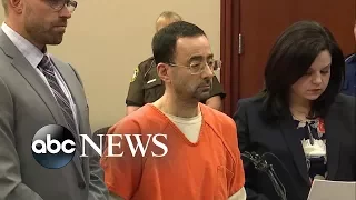 Former US Gymnastics doctor Larry Nassar faces at least 25 years in prison