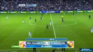 (HD) Real Valladolid vs FC Barcelona 1-3 All Goals & Full Highlights 22.12.2012