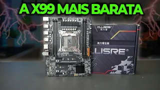 A PLACA MÃE X99 MAIS BARATA PRA COMPRAR NO ALIEXPRESS, SERÁ QUE PRESTA? X99 KLLISRE