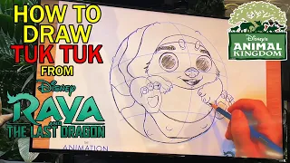 NEW Raya And The Last Dragon Tuk Tuk Animation Experience - Disney's Animal Kingdom 2021