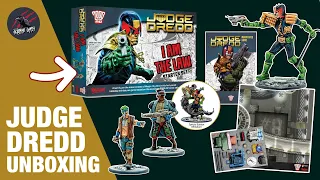 JUDGE DREDD UNBOXING - I Am The Law Starter Set Tabletop Skirmish Game