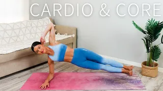 30 MIN CARDIO & CORE HIIT WORKOUT (Warm Up & Cool Down Included)