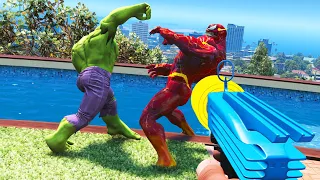 HULK & FLASH VENOM Water Ragdolls | GTA 5 Jumps Fails Compilation (Euphoria Physics)