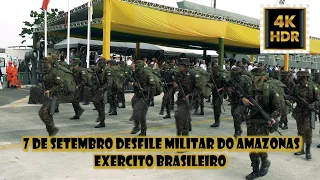 7 DE SETEMBRO DESFILE MILITAR EXERCITO BRASILEIRO DO AMAZONAS