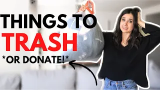 10 Things To TRASH! *OR DONATE!* / Closet Clean Out