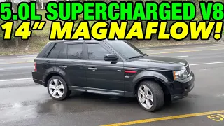 2011 Range Rover Sport 5.0L Supercharged V8 Dual Exhaust w/ 14 INCH MAGNAFLOW MUFFLER!