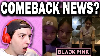 (ENG SUB) BLACKPINK JENNIE IG LIVE WITH JISOO ( TALKING ABOUT COMEBACK AND HER LEG) REACTION!