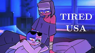 TIRED USA | RUSAME | COUNTRYHUMANS